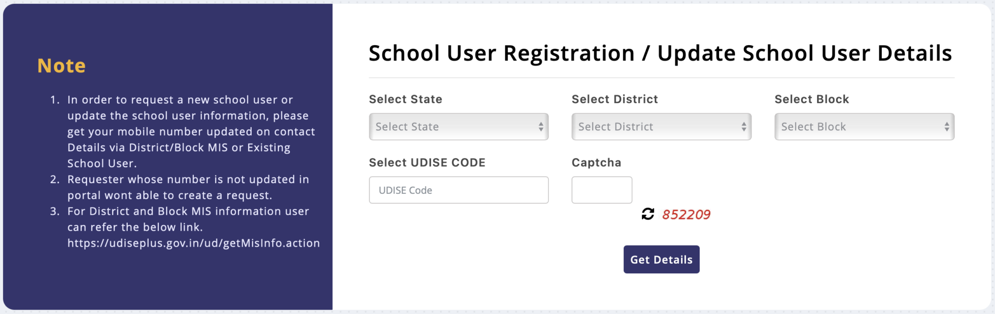 [udiseplus.gov.in Sdms, Mhrd] Udise Plus Student Module 202425