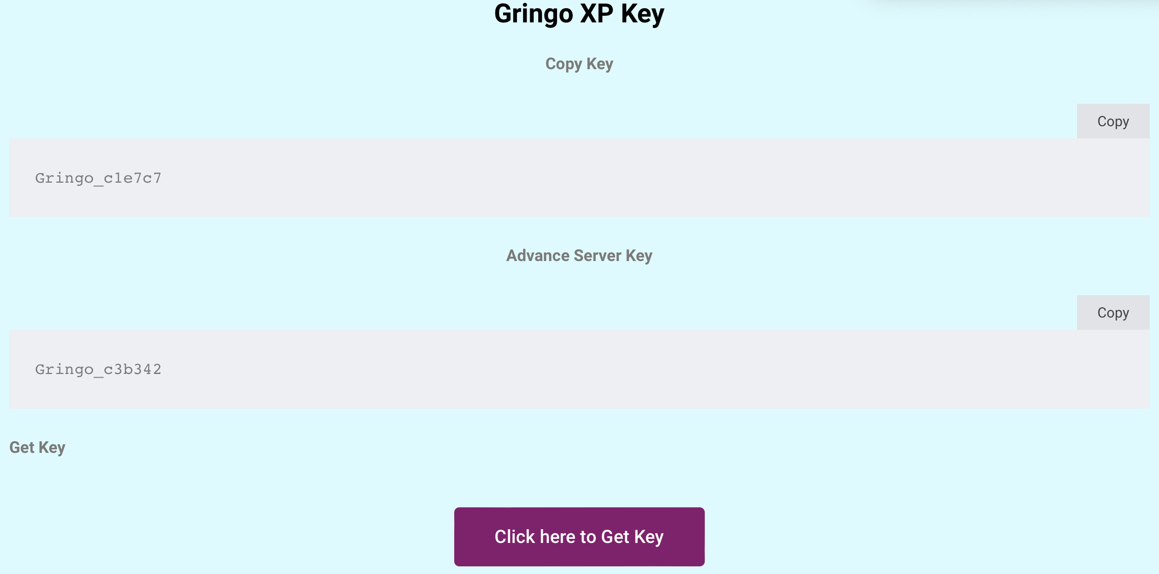 Gringo Xp Key